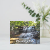 Champney Falls Witte Bergen Waterval NH Briefkaart (Staand voorkant)