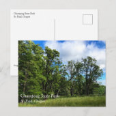 Champoeg State Park, Oregon Poster Postcard Briefkaart (Voorkant / Achterkant)