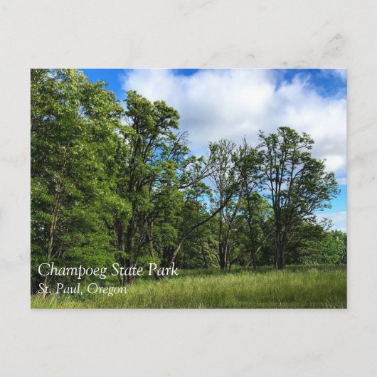 Champoeg State Park, Oregon Poster Postcard Briefkaart (Voorkant)
