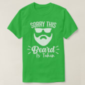 CHAMPRINT Sorry dat deze baard grappig is T-shirt (Design voorkant)
