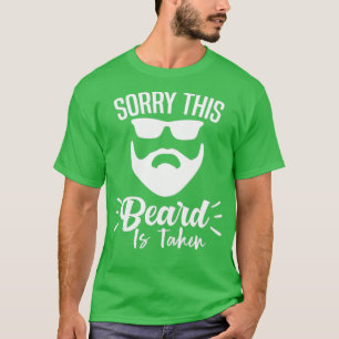 CHAMPRINT Sorry dat deze baard grappig is T-shirt