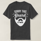 CHAMPRINT Sorry dat deze baard grappig is T-shirt (Design voorkant)