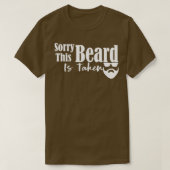 CHAMPRINT Sorry dat deze baard grappig is T-shirt (Design voorkant)