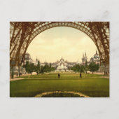 Champs de Mars, Exposition Universal, Parijs Frank Briefkaart (Voorkant)