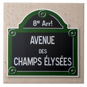 Champs Elysee - Grote keramische tegels Tegeltje