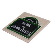 Champs Elysee - Grote keramische tegels Tegeltje (Zijkant)