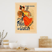 Champs Elysee Palais de Glace Vintage Poster (Keuken)