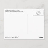 Champs Elysee Sign Post Card Briefkaart (Achterkant)