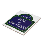 Champs elysee-tegel tegeltje (Zijkant)