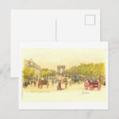  Champs Elysées Briefkaart (Voorkant / Achterkant)