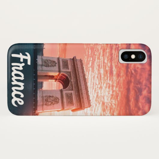 Champs-Élysées France Paris Case-Mate iPhone Case (Achterkant (horizontaal))