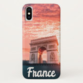 Champs-Élysées France Paris Case-Mate iPhone Case (Achterkant)