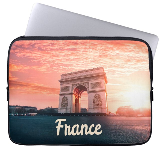 Champs-Élysées France Paris Laptop Sleeve (Voorkant)