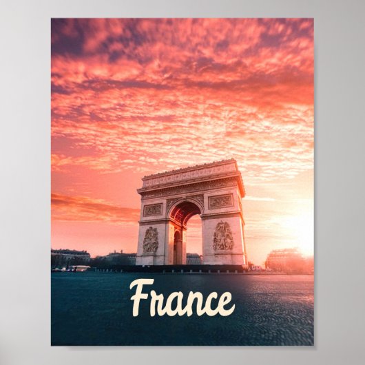 Champs-Élysées France Paris Poster (Voorkant)