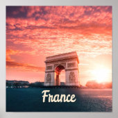 Champs-Élysées France Paris Poster (Voorkant)