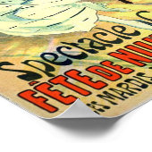 Champs Elysées Jardin de Paris  Franse ad Poster (Hoek)