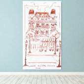 Champs Elysees | Parijs, Frankrijk Canvas Afdruk (Insitu (Houten vloer))