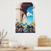 Champs-Élysées - Tour de France - Poster voor fiet (Keuken)