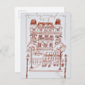 Champs Elyses | Parijs, Frankrijk Briefkaart (Voorkant / Achterkant)