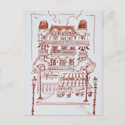 Champs Elyses | Parijs, Frankrijk Briefkaart (Voorkant)