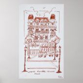 Champs Elyses | Parijs, Frankrijk Poster (Voorkant)