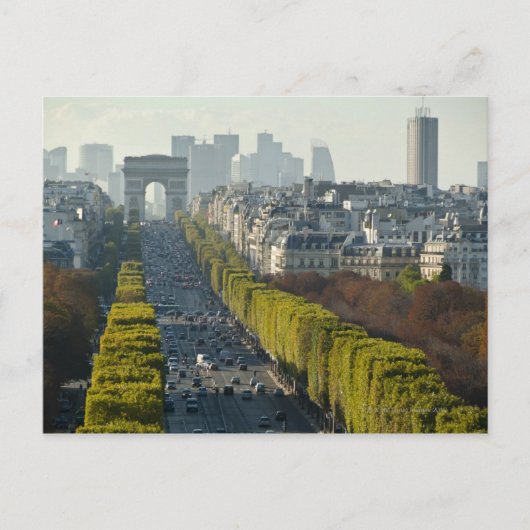 Champs ElysŽes Briefkaart (Voorkant)