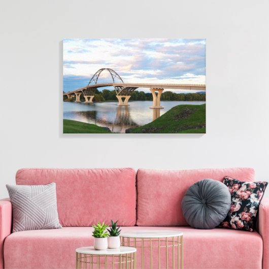 Champure Bridge Canvas Afdruk (Insitu (Woonkamer))