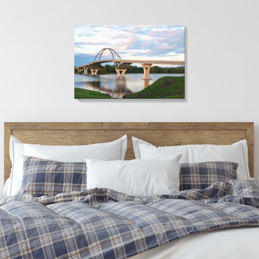 Champure Bridge Canvas Afdruk (Insitu (Slaapkamer))