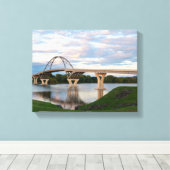 Champure Bridge Canvas Afdruk (Insitu (Houten vloer))