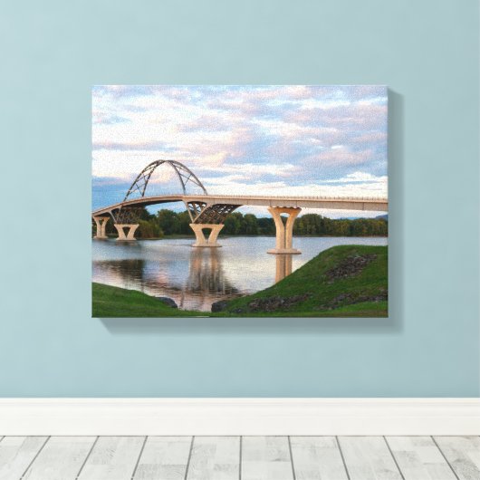 Champure Bridge Canvas Afdruk (Insitu (Houten vloer))