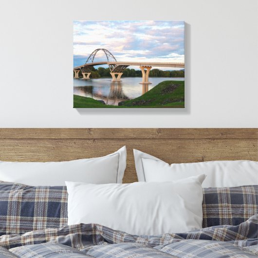 Champure Bridge Canvas Afdruk (Insitu (Slaapkamer))