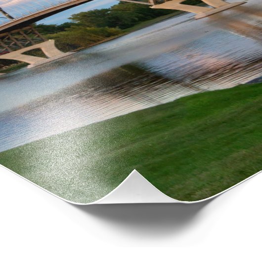 Champure Bridge Foto Afdruk (Hoek)