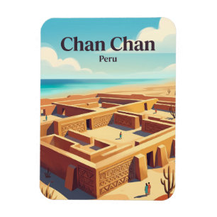 Chan Chan Archeologische Zone Peru Magneet