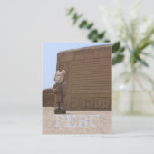 Chan Chan Historic Site, Peru Feestdagenkaart (Staand voorkant)