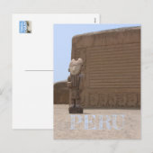 Chan Chan Historic Site, Peru Feestdagenkaart (Voorkant / Achterkant)