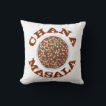 Chana Masala Chole Indian Food Chickpea Dish Kussen<br><div class="desc">Het ontwerp bevat een originele markeringsillustratie van een klassiek Indiaas kekererertje: chana masala, ook wel chole genoemd. Dit ontwerp is ook beschikbaar op andere producten. Er zijn ook veel extra Indiase voedselproducten beschikbaar in deze winkel. Zie je niet wat je zoekt? Neem contact op met Rebecca om iets te maken...</div>