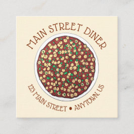 Chana Masala Chole Indian Food Chickpea Dish Vierkante Visitekaartje