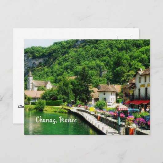 Chanaz, Frankrijk Briefkaart (Voorkant / Achterkant)