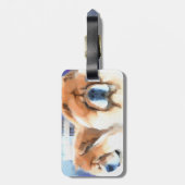 CHANCE & CHLOE heARTdog chow Bagagelabel (Achterkant verticaal)