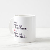 Chance heeft ons Groepen gemaakt Koffiemok (Voorkant links)