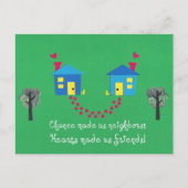Chance maakte ons buren... briefkaart (Voorkant)