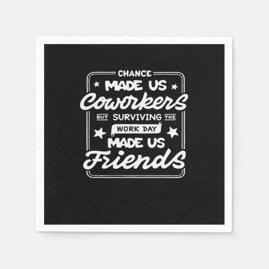 Chance maakte ons collega's klassiek servet (Voorkant)