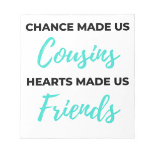 Chance Made ons Cousins Hearts Made ons Friends 2 Notitieblok