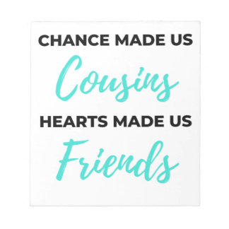 Chance Made ons Cousins Hearts Made ons Friends 2 Notitieblok