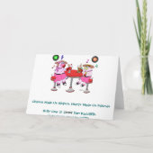 Chance Made ons zussen, harten maakten ons vriende Kaart (Achterkant)