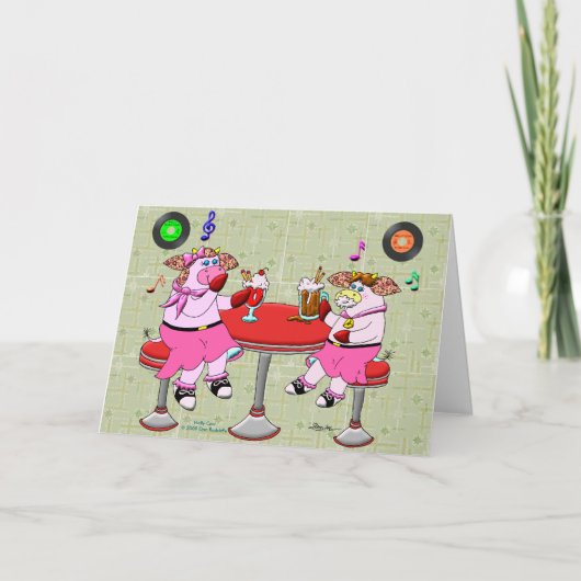 Chance Made ons zussen, harten maakten ons vriende Kaart (Voorkant)