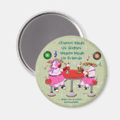 Chance Made ons zussen, harten maakten ons vriende Magneet (Voorkant / Achterkant)