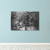 Chance Mine Lead Mining in Coeur d'Alene, ID Canvas Afdruk (Insitu (Houten vloer))