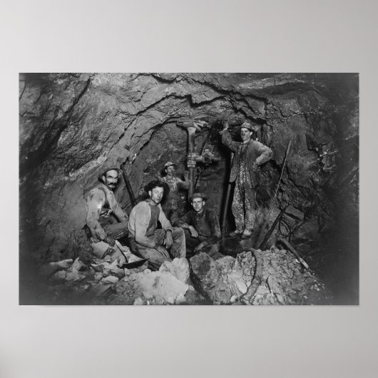 Chance Mine Lead Mining in Coeur d'Alene, ID Poster (Voorkant)