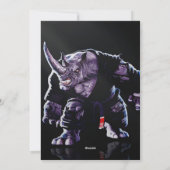 Chance of Sawdust Retro Feestdagenkaart (Achterkant)